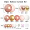 154 PCS Rose Gold Balloons Garland Arch Kit, Rose Gold Pink White Confetti Balloons for Women Girls Princess Engagement Bridal Shower Wedding Bachelorette Brithday Party Decoration…